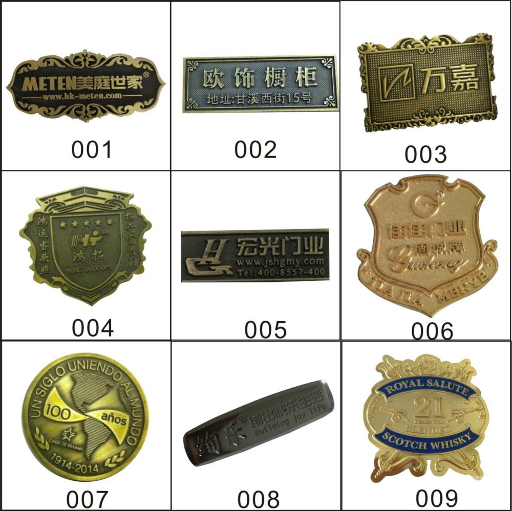 金屬高光標(biāo)牌 從合金拉絲到電鍍工藝，在家具衛(wèi)浴及門(mén)業(yè)中的精致銘牌應(yīng)用